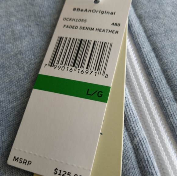 NWT Penguin Men's Large Grey and Navy Zip jacket Size L - Picture 2 of 7